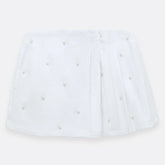 Falda Short Con Perlitas